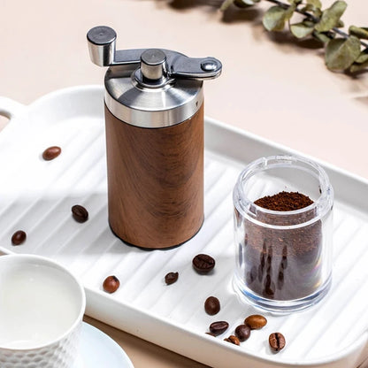 Portable Manual Coffee Grinder — Compact Stainless Steel Burr Grinder