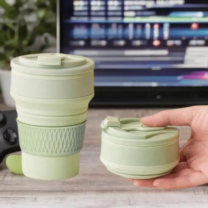 Collapsible Travel Cup — Compact Silicone Mug (350ml)