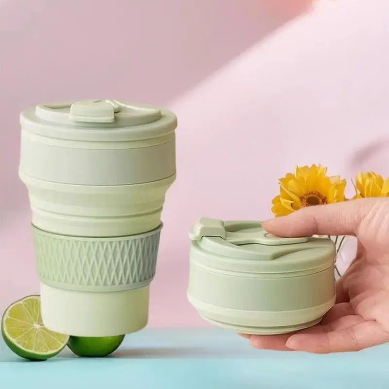 Collapsible Travel Cup — Compact Silicone Mug (350ml)