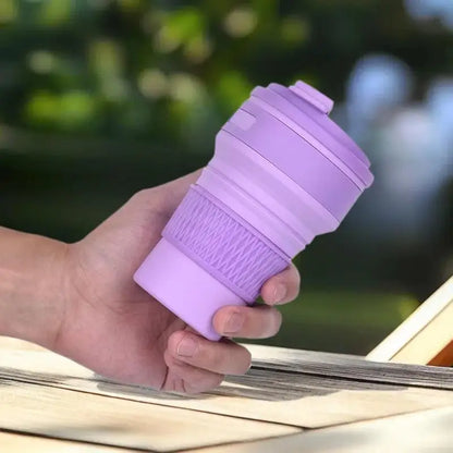 Collapsible Travel Cup — Compact Silicone Mug (350ml)