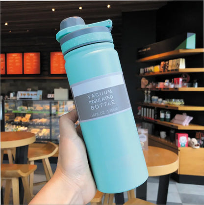 Insulated Travel Thermos Bottle — 750ml Stainless Steel