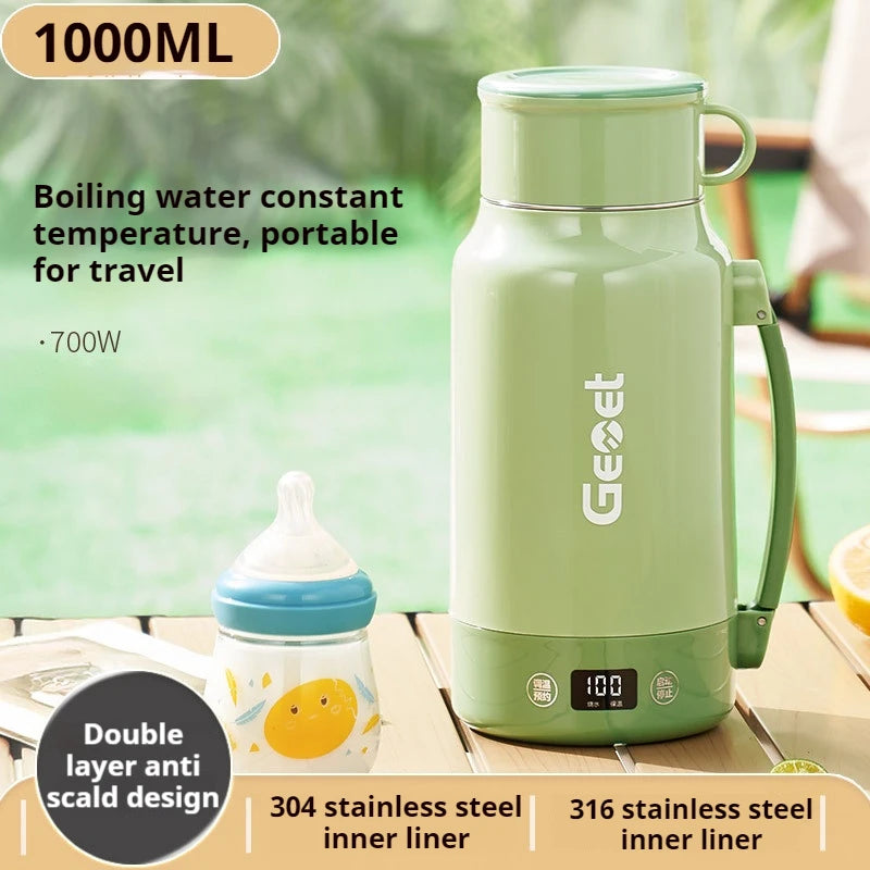 Ten Acres Portable Travel Kettle — Compact Electric Water Heater